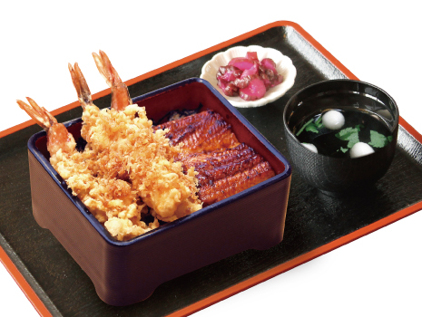 うな海老天重